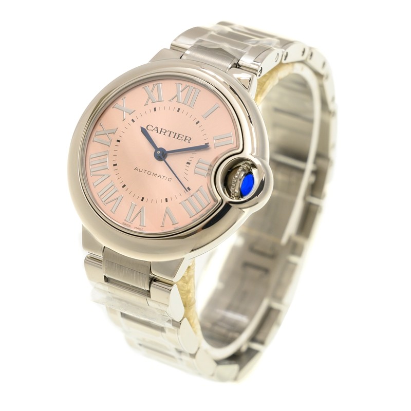 Ballon Bleu de Cartier Steel Pink Dial 33mm Product Image 2