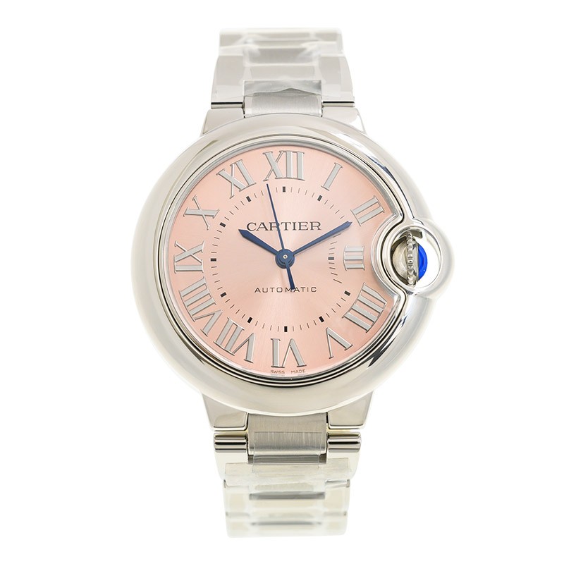Ballon Bleu de Cartier Steel Pink Dial 33mm Product Image 1