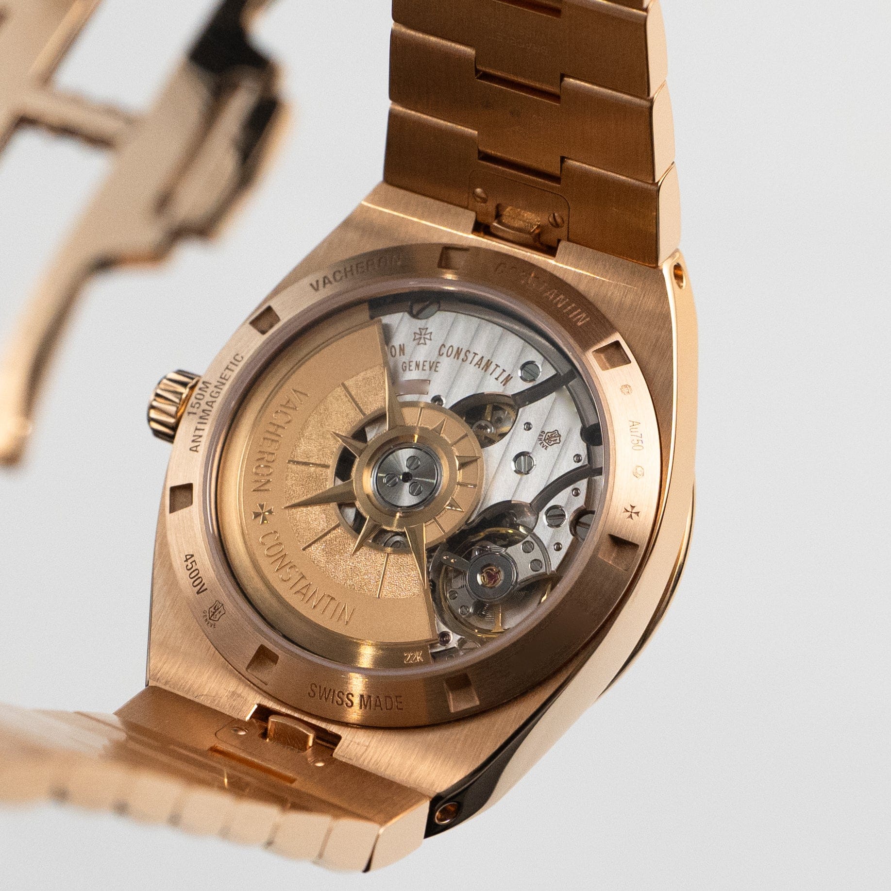 Overseas Date Rose Gold Silver Dial 41mm Product Image 8