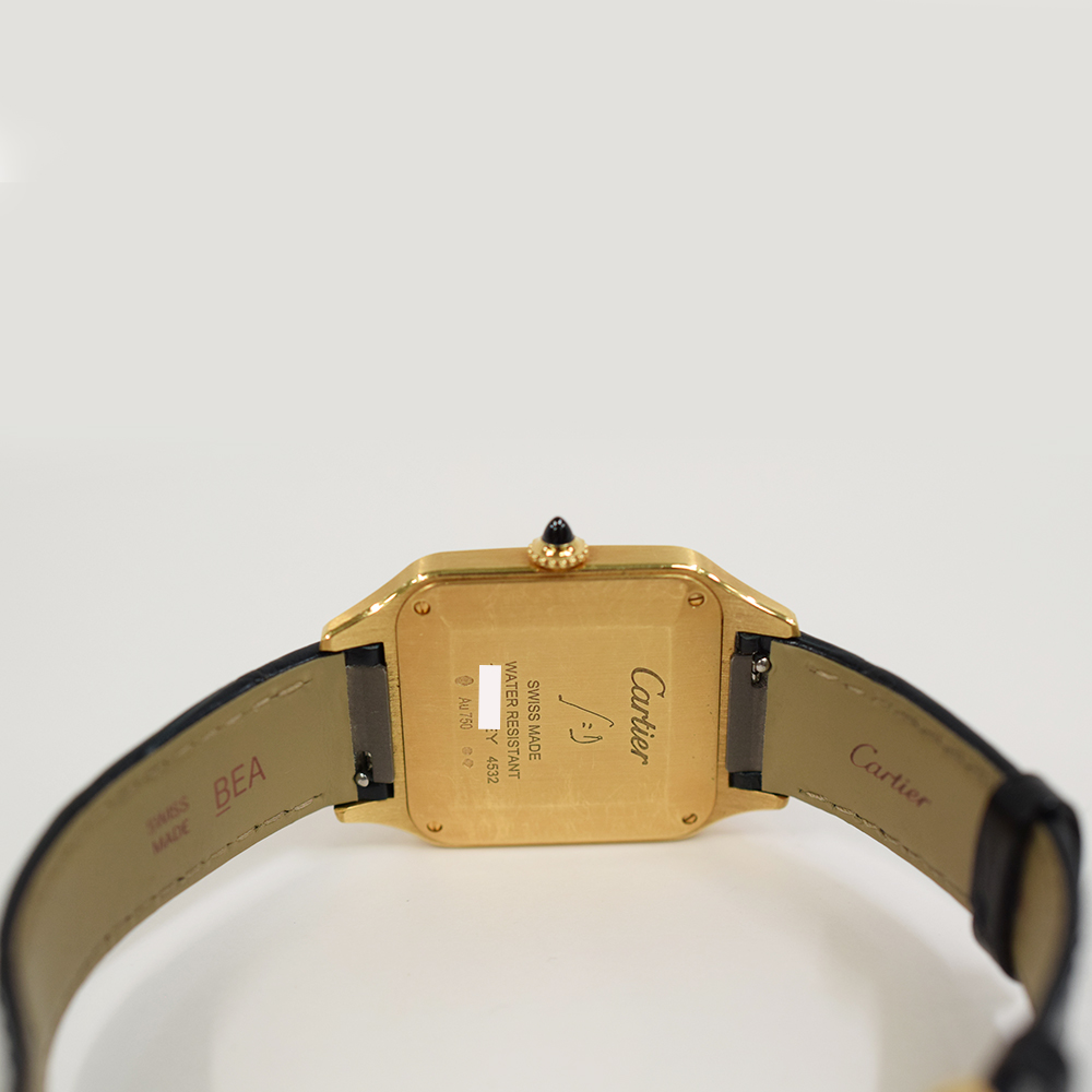 Santos-Dumont Yellow Gold Blue Dial 31mm Product Image 6