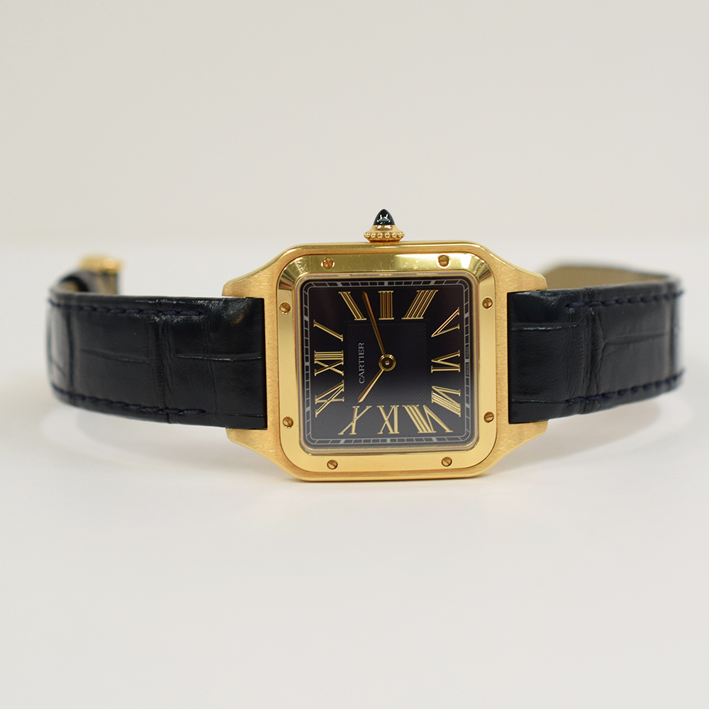 Santos-Dumont Yellow Gold Blue Dial 31mm Product Image 2