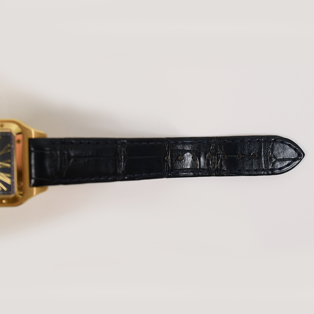 Santos-Dumont Yellow Gold Blue Dial 31mm Product Image 3