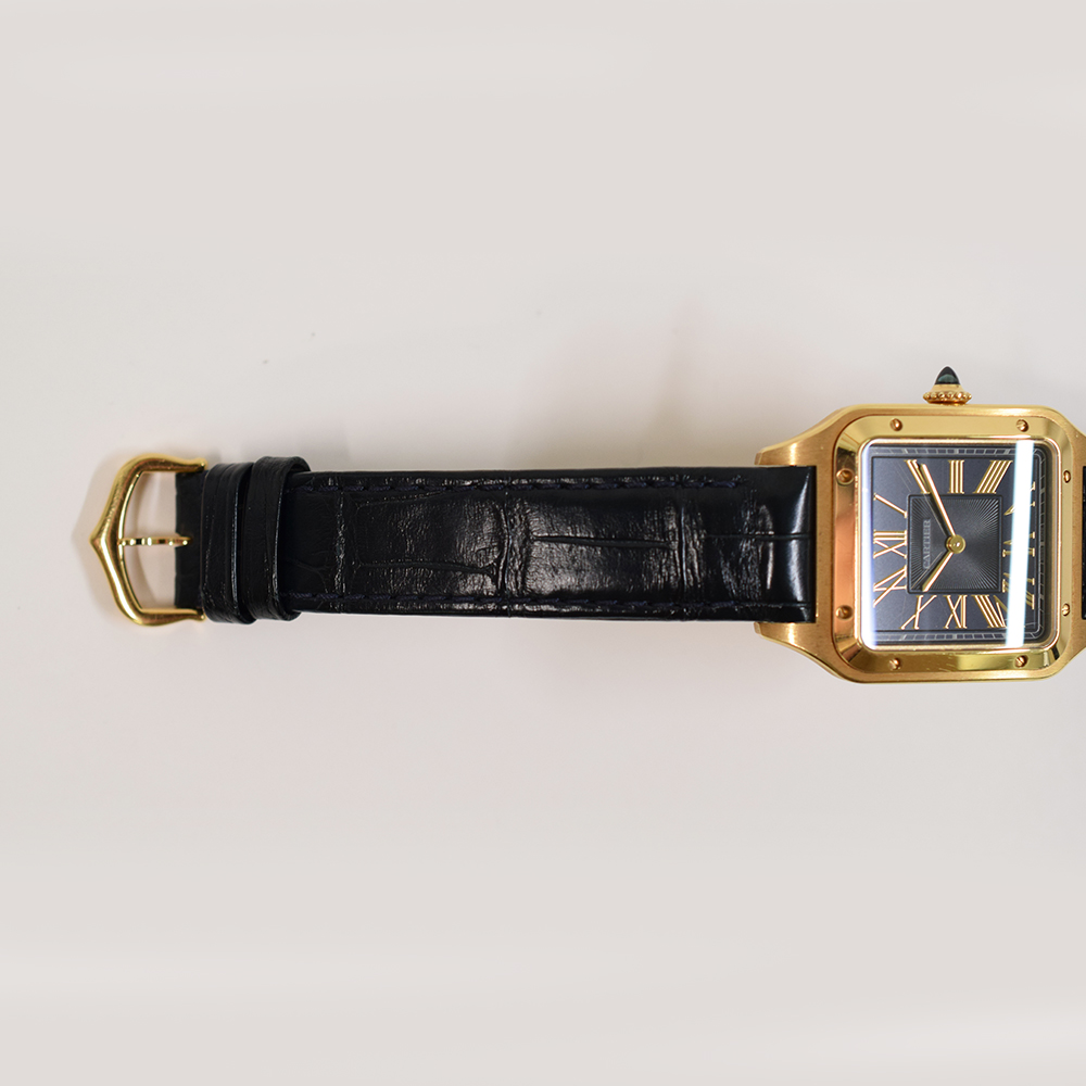 Santos-Dumont Yellow Gold Blue Dial 31mm Product Image 4