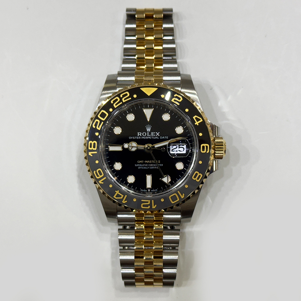 GMT-Master II Yellow Gold & Steel Jubilee Black Dial 40mm Product Image 1