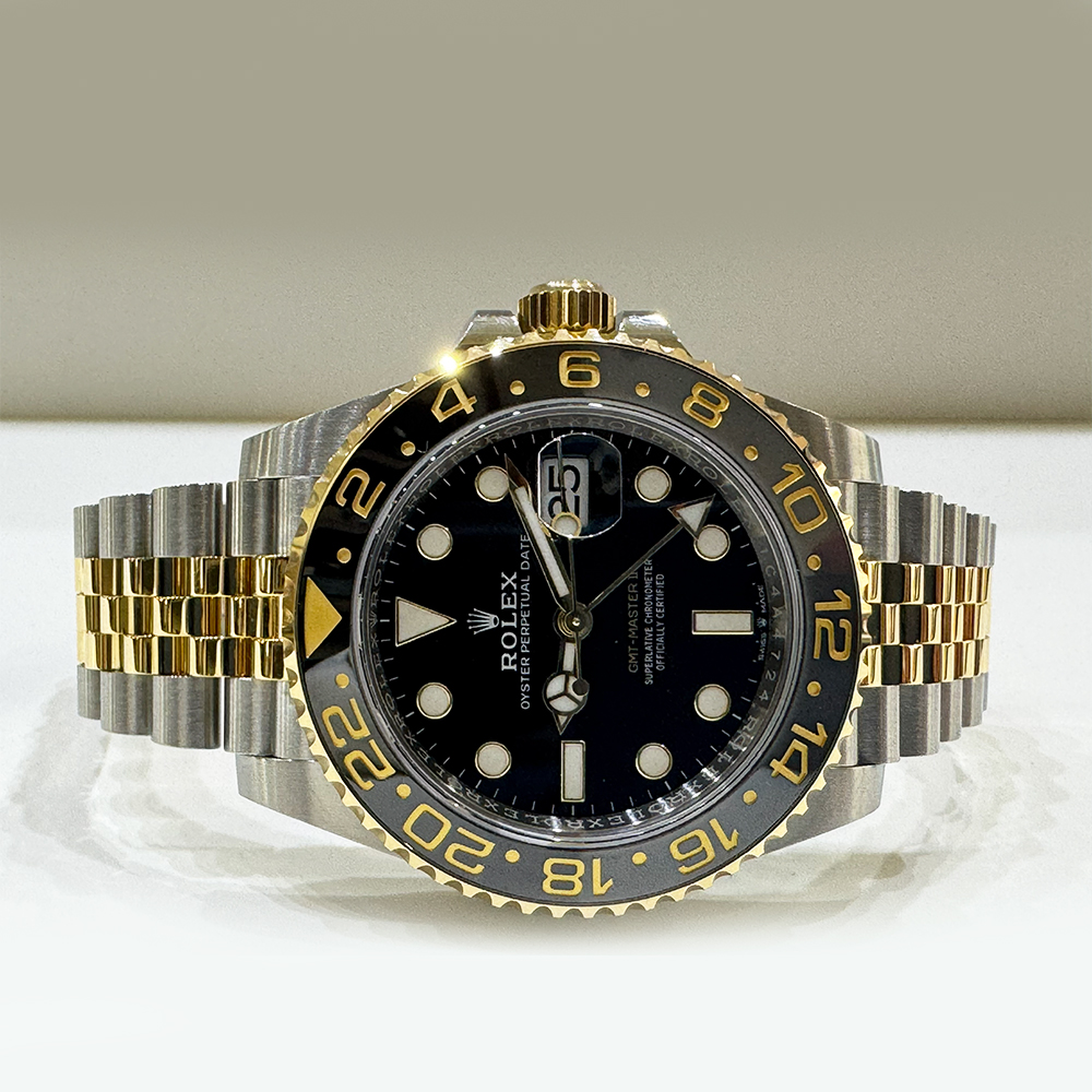 GMT-Master II Yellow Gold & Steel Jubilee Black Dial 40mm Product Image 2