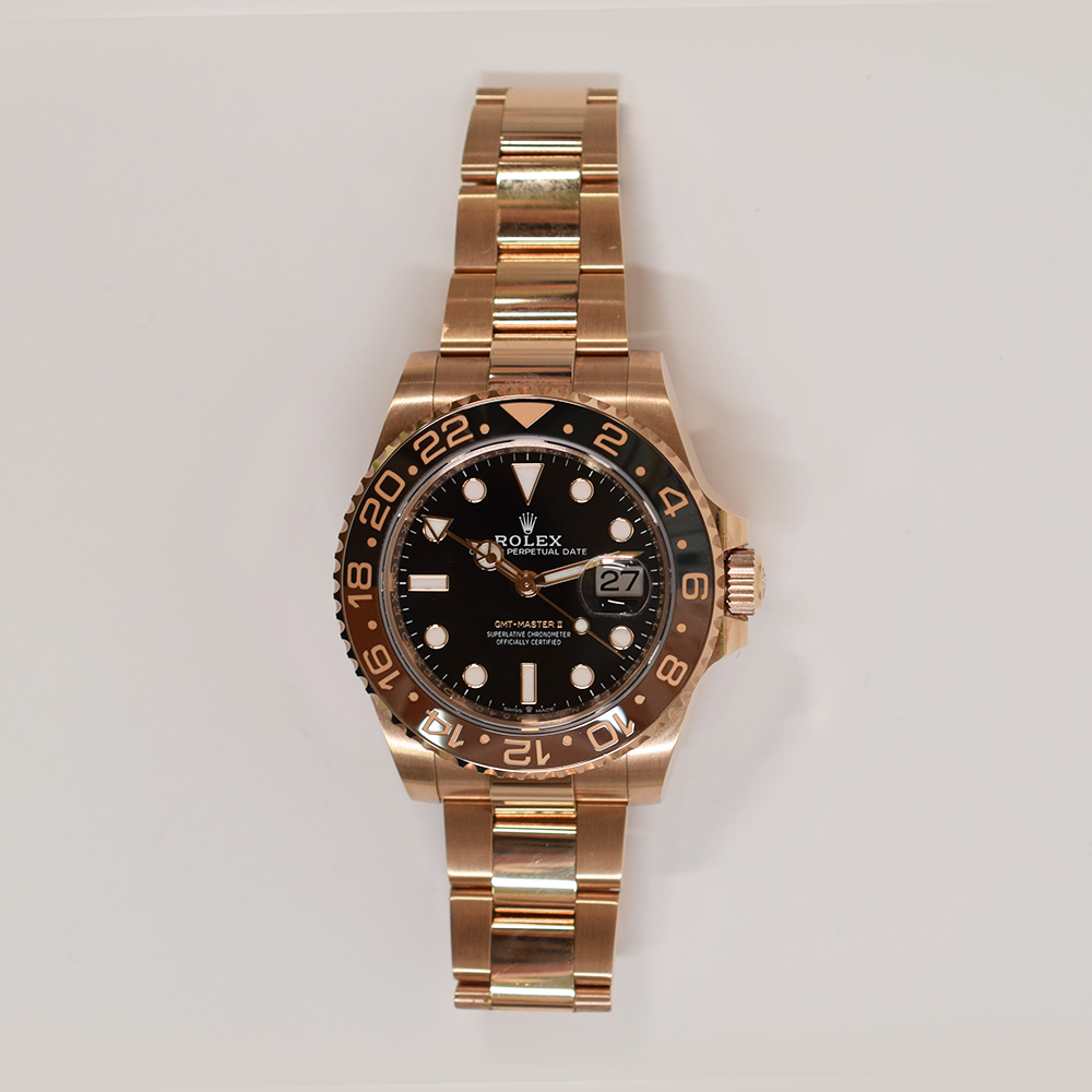 GMT-Master II "Rootbeer" Rose Gold Black Dial 40mm Product Image 1