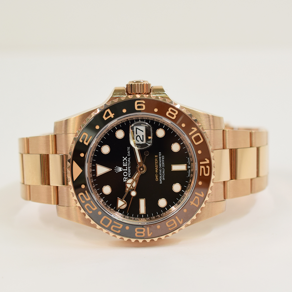 GMT-Master II "Rootbeer" Rose Gold Black Dial 40mm Product Image 2