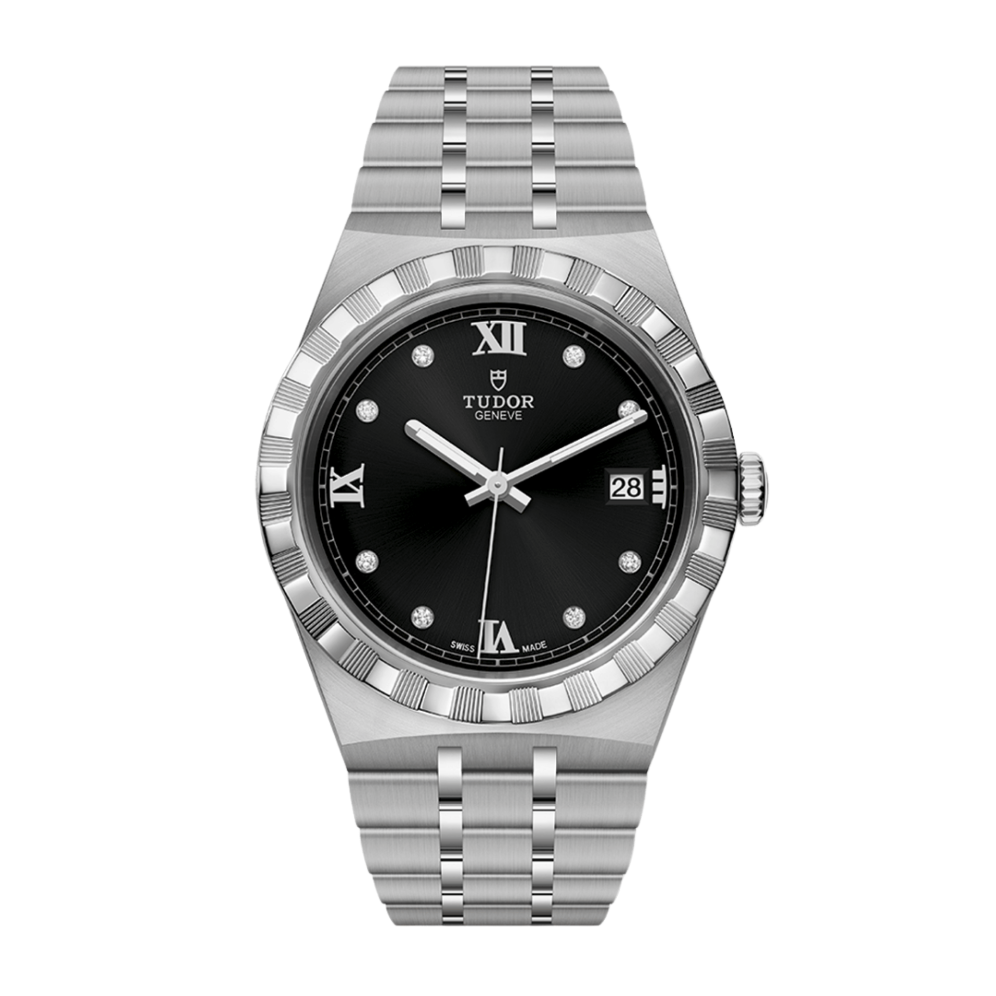Royal Date Steel Black Dial 38mm Product Image