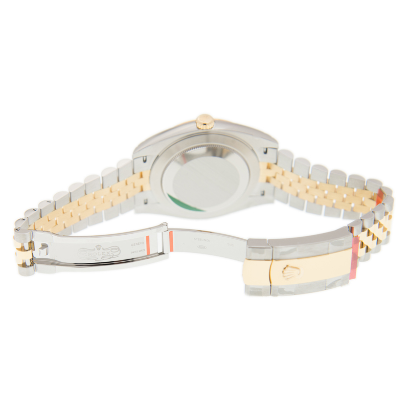 Datejust "Wimbledon" Yellow Gold & Steel Jubilee Grey Dial 41mm Product Image 5