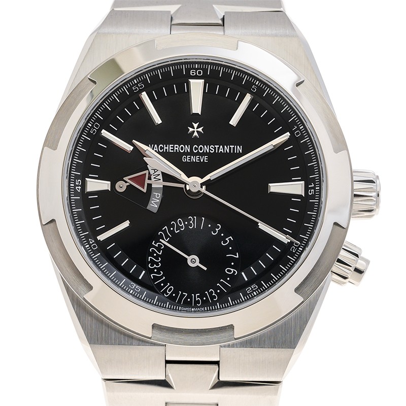 Overseas Dual Time Steel Black Dial 41mm Product Image 3