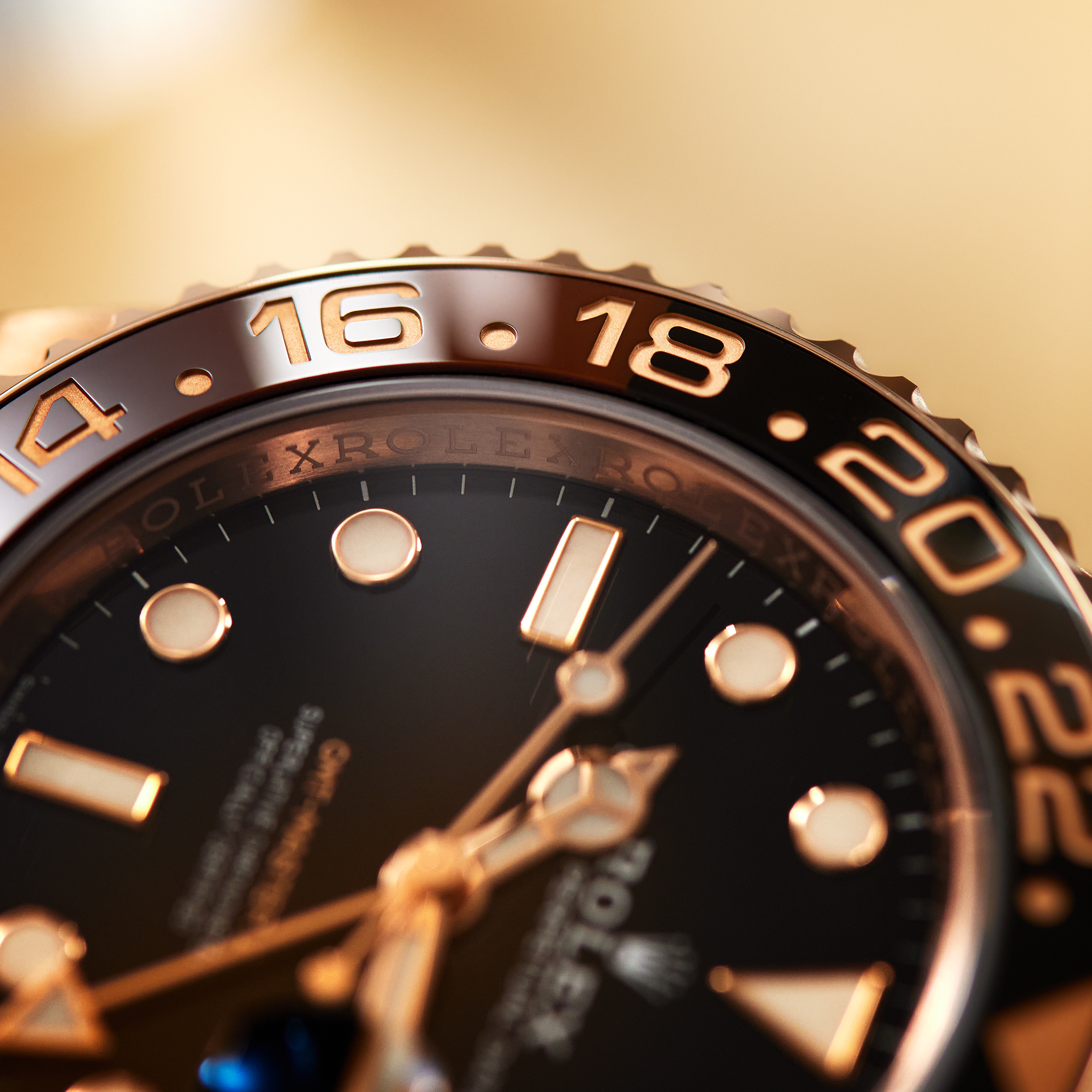 GMT-Master II "Rootbeer" Rose Gold Black Dial 40mm Product Image