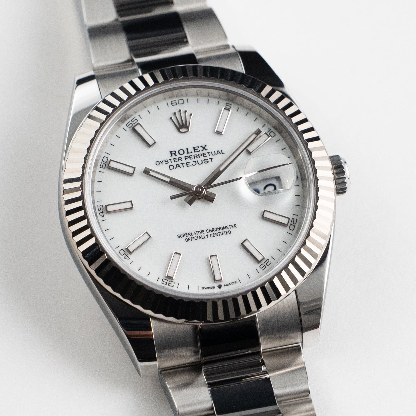 Datejust Steel White Dial 41mm Product Image 1