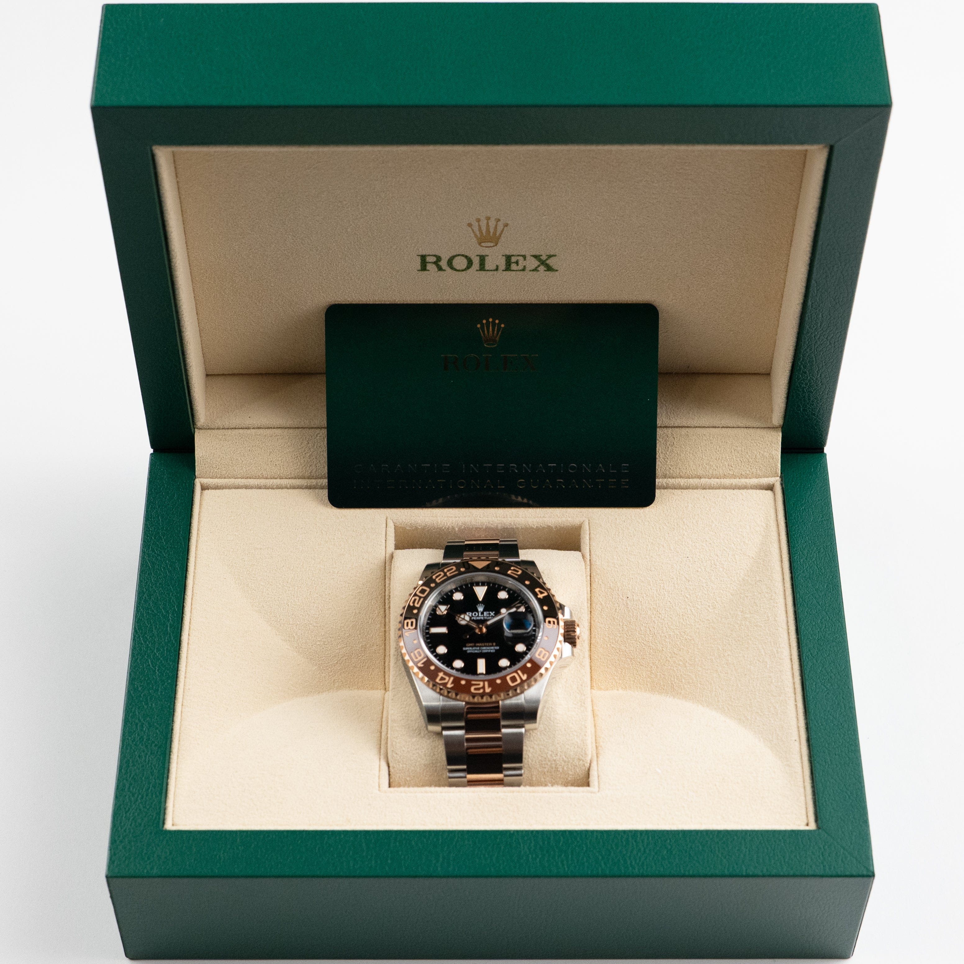 GMT-Master II "Rootbeer" Rose Gold & Steel Black Dial 40mm Product Image 10