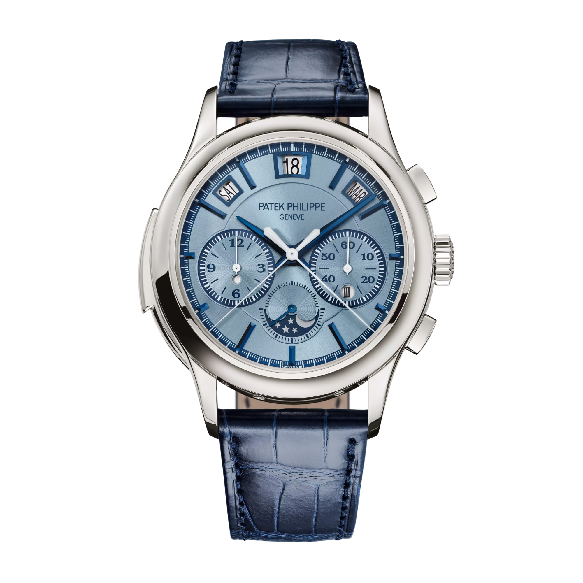 Minute Repeater Split-Seconds Chronograph Perpetual Calendar White Gold Ice Blue Dial 42mm Product Image