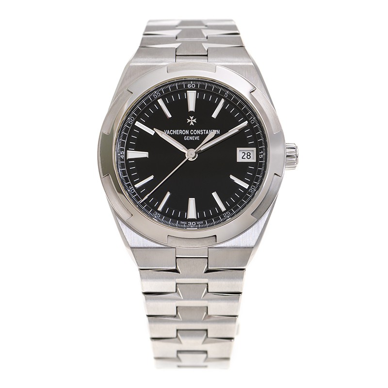 Overseas Date Steel Black Dial 41mm Product Image 1