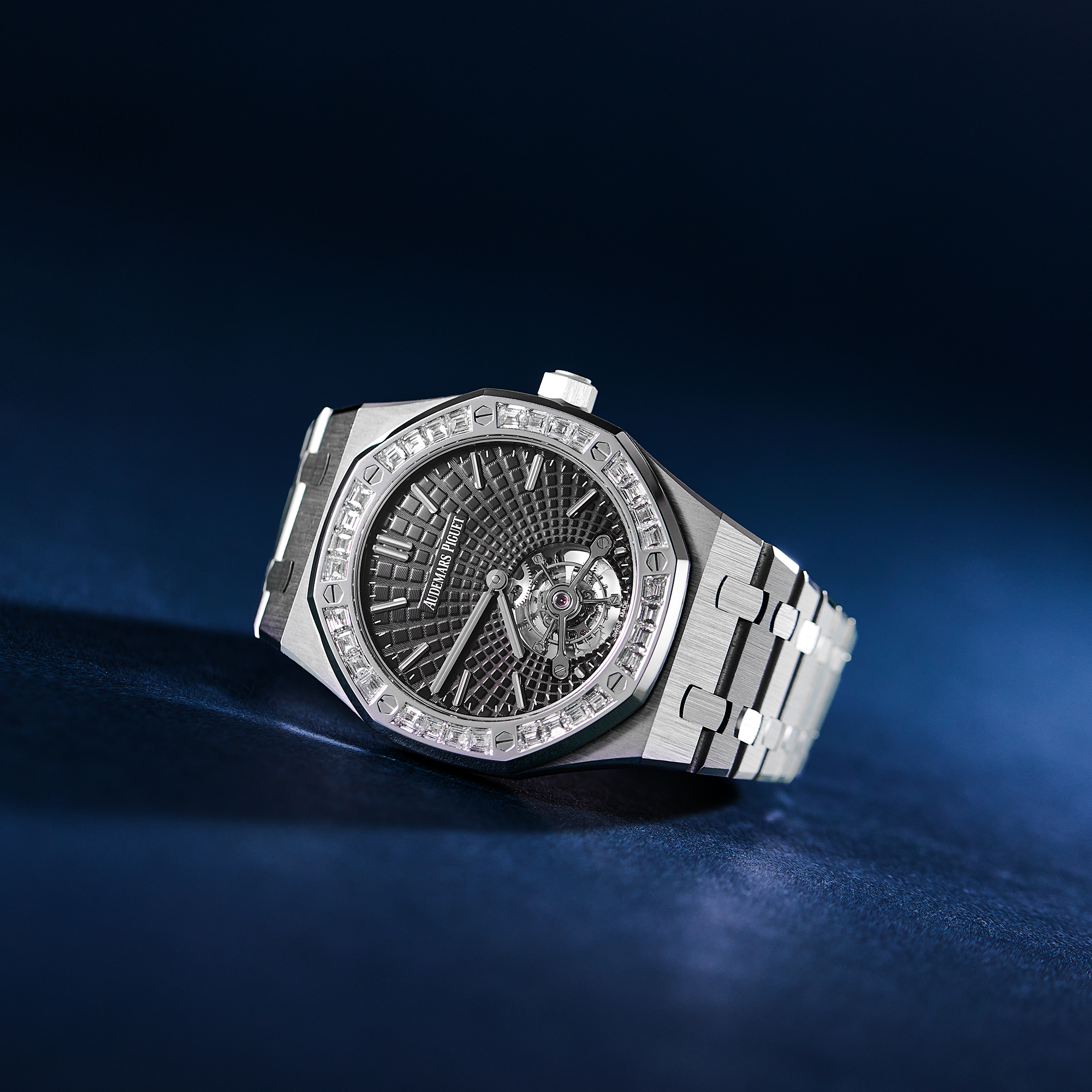 Royal Oak Ultra Thin Tourbillon White Gold Diamond Black Dial 41mm Product Image