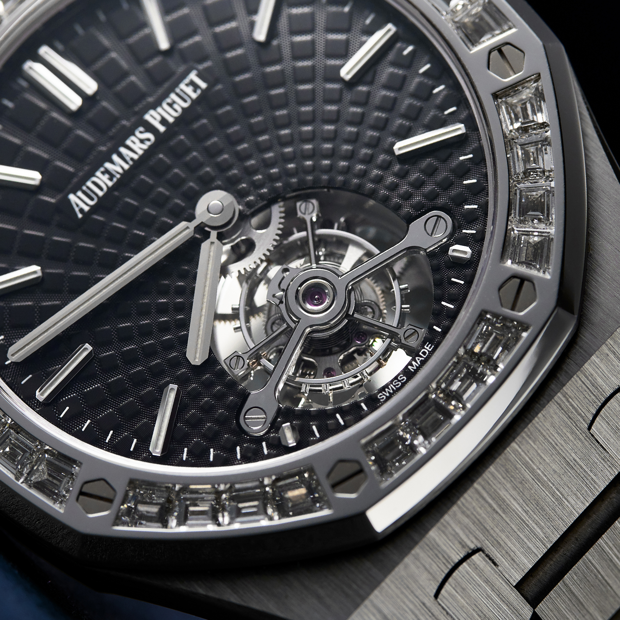 Royal Oak Ultra Thin Tourbillon White Gold Diamond Black Dial 41mm Product Image