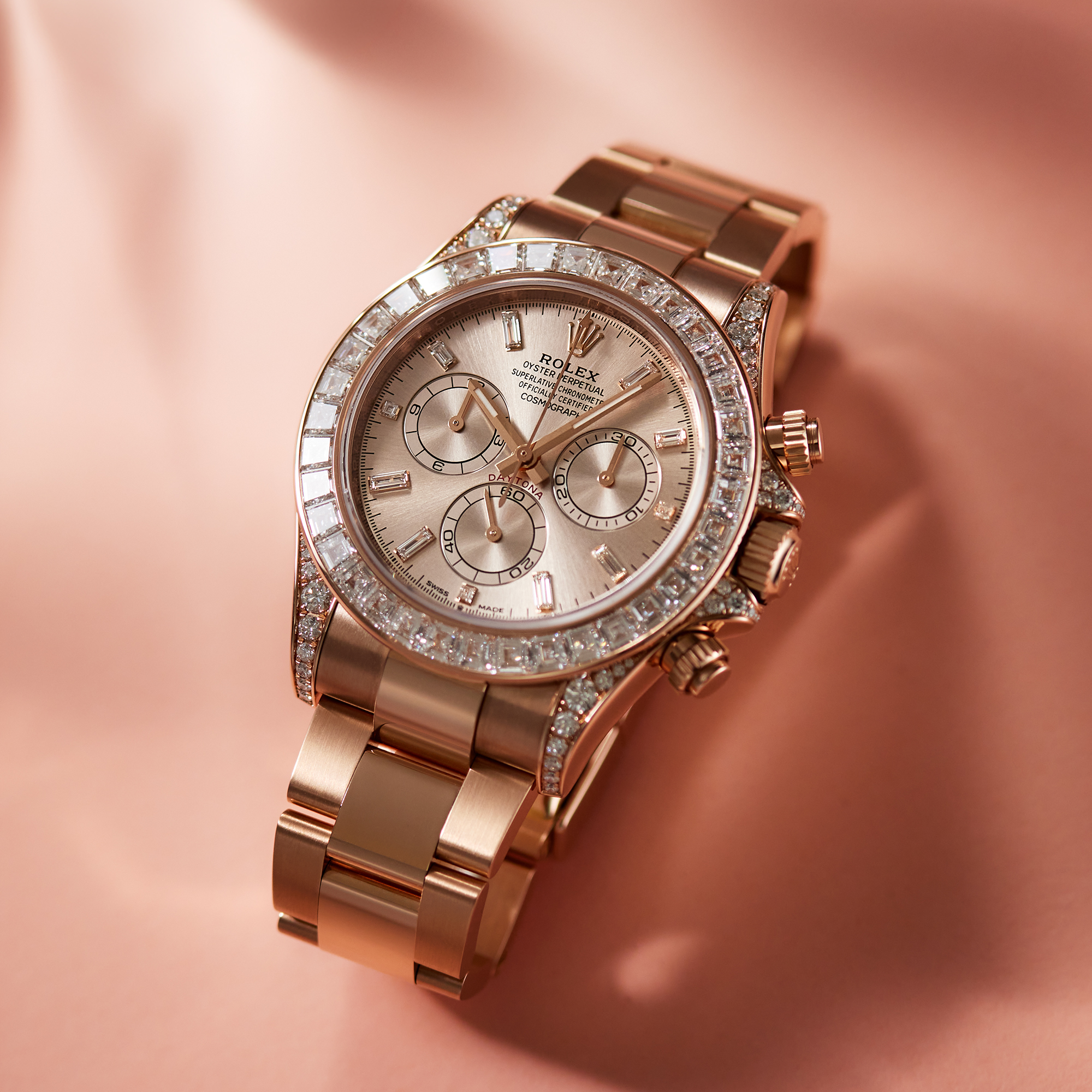 Daytona Rose Gold Diamond Pink Dial 40mm Product Image 6