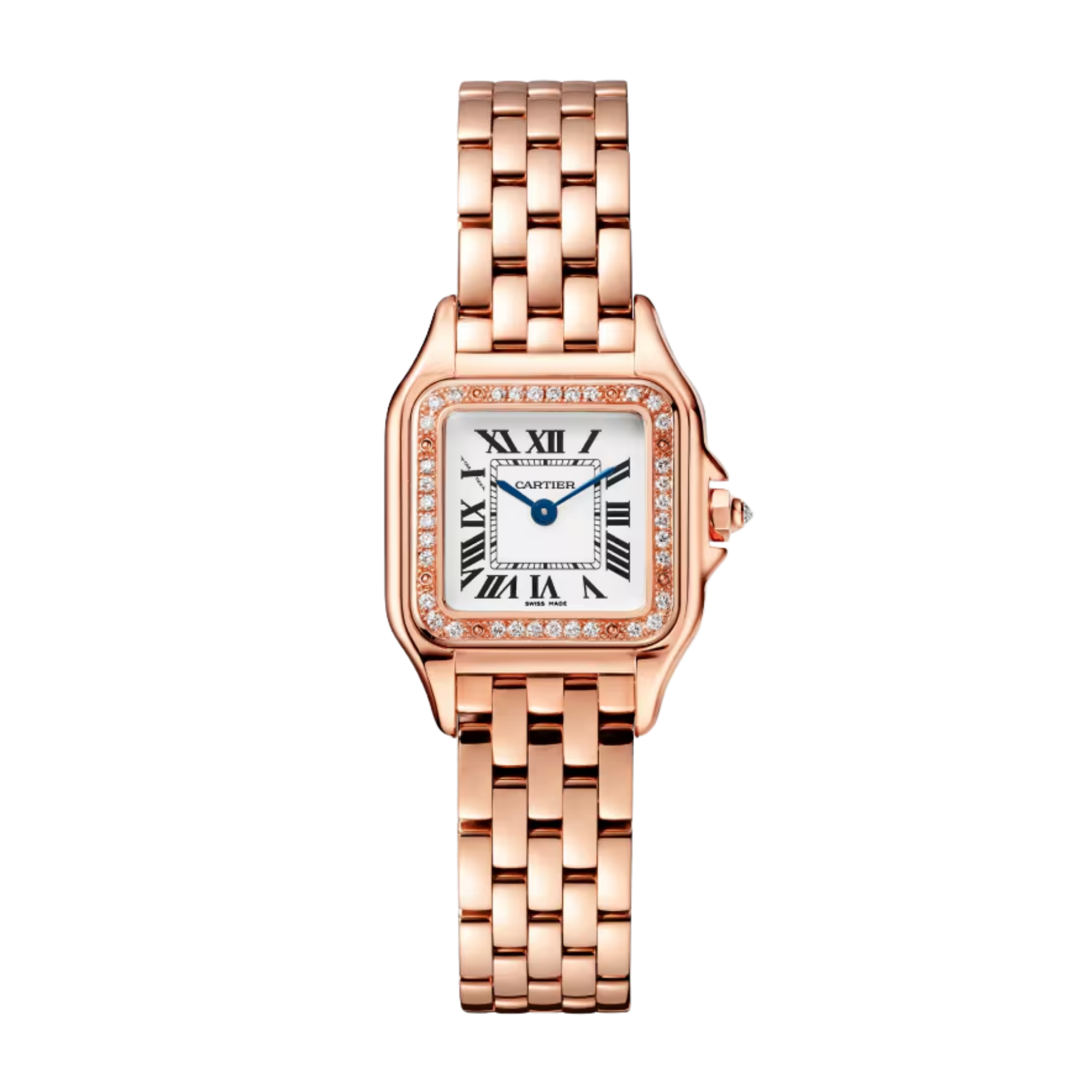 Panthère de Cartier Rose Gold Diamond White Dial 22mm Product Image
