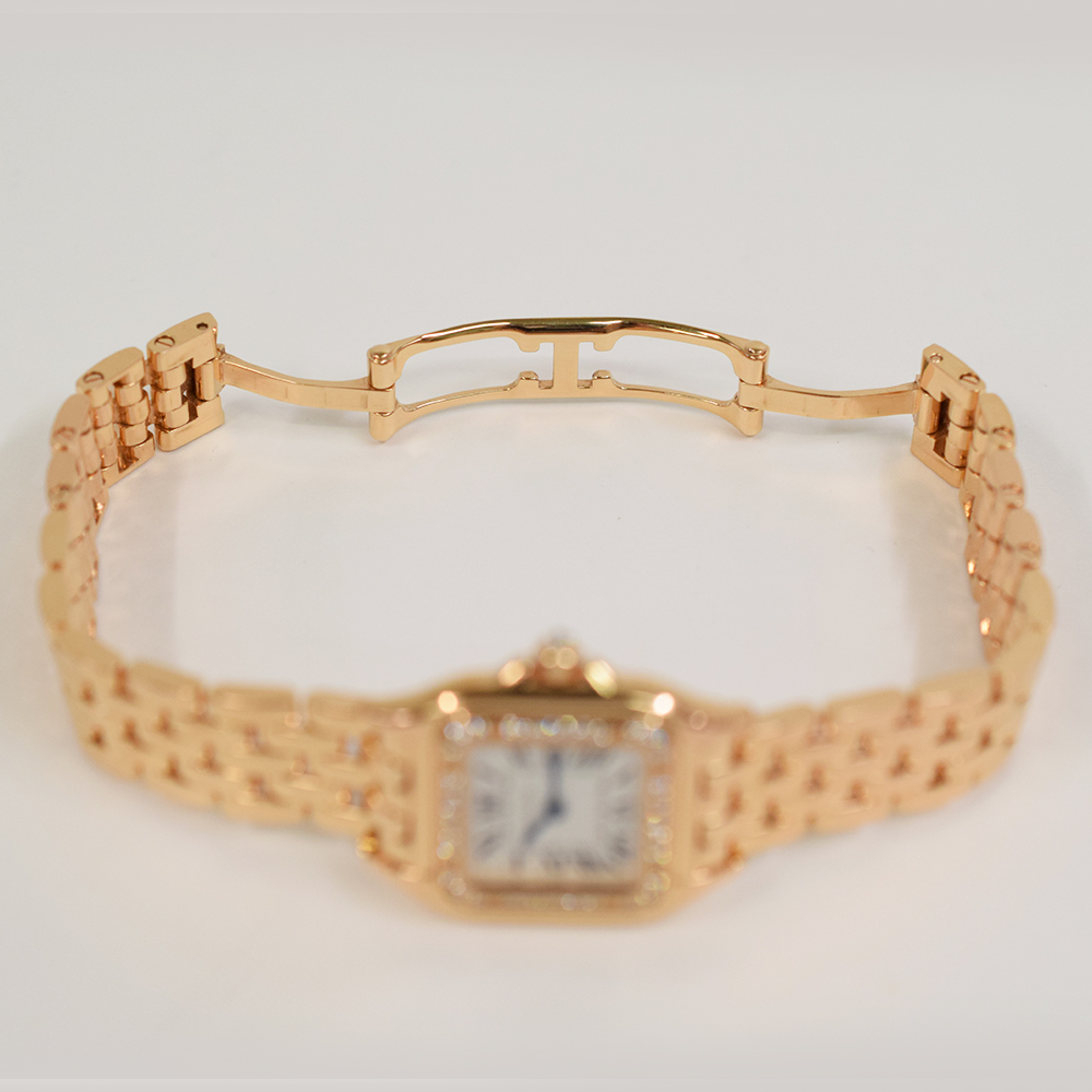 Panthère de Cartier Rose Gold Diamond White Dial 22mm Product Image 6