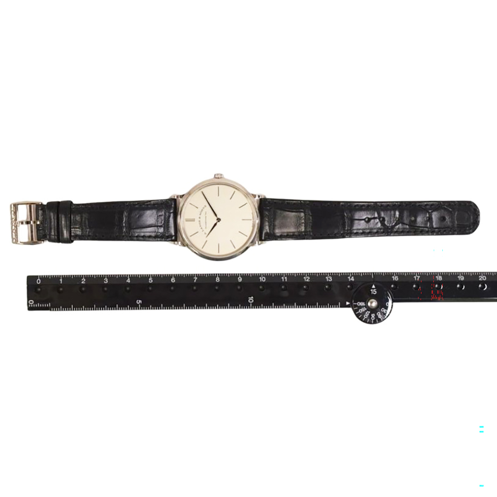 Saxonia Thin White Gold Silver Dial 37mm Product Image 9