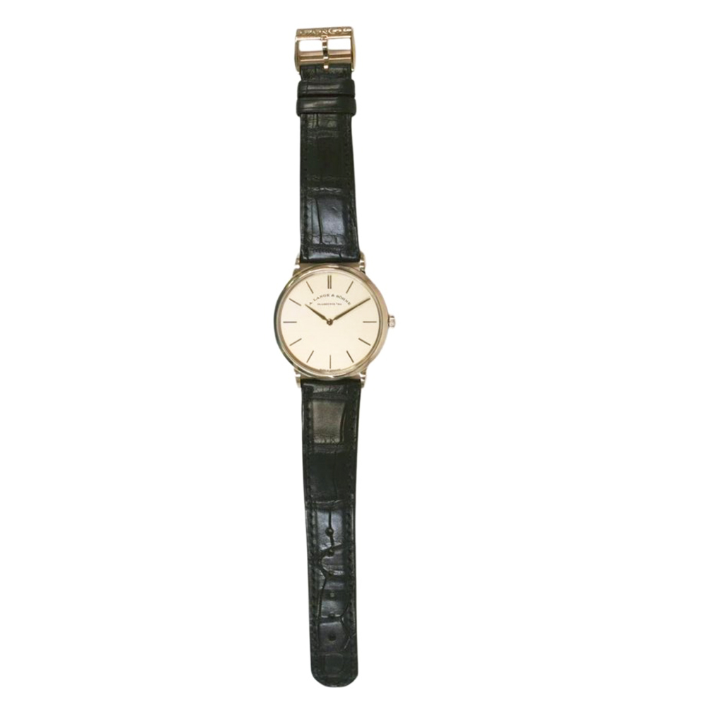 Saxonia Thin White Gold Silver Dial 37mm Product Image 1