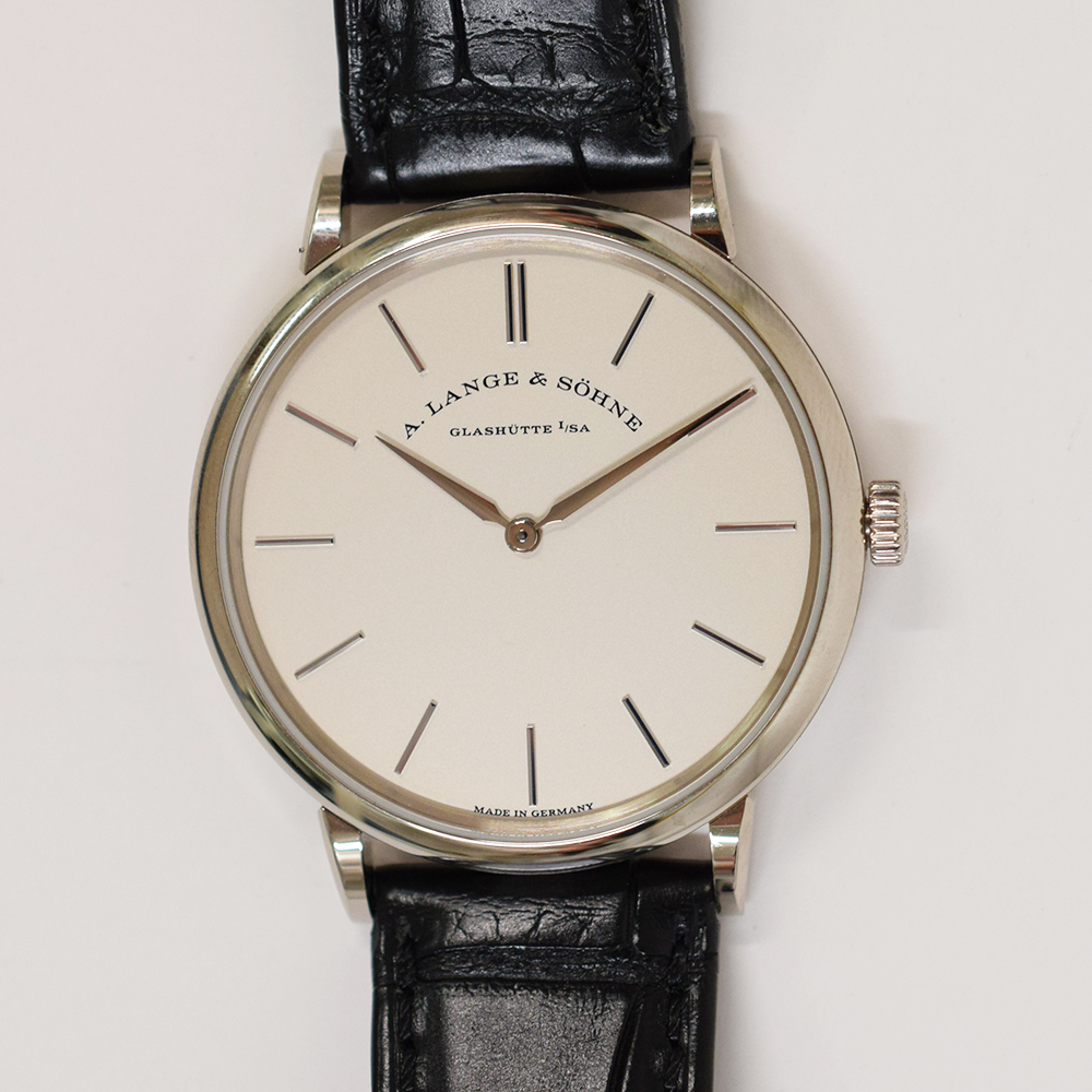 Saxonia Thin White Gold Silver Dial 37mm Product Image 3