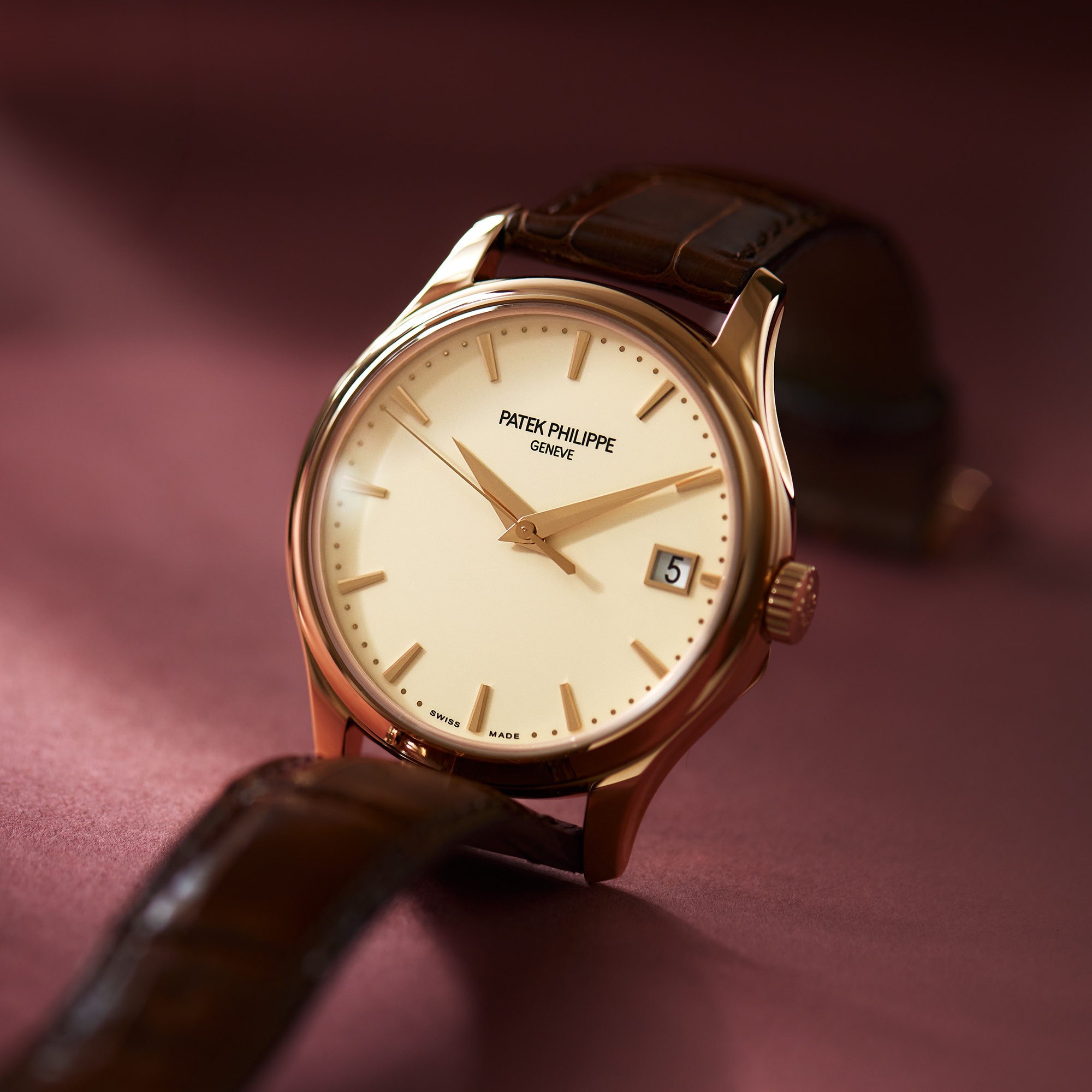 Calatrava Rose Gold Ivory Dial 39mm Product Image