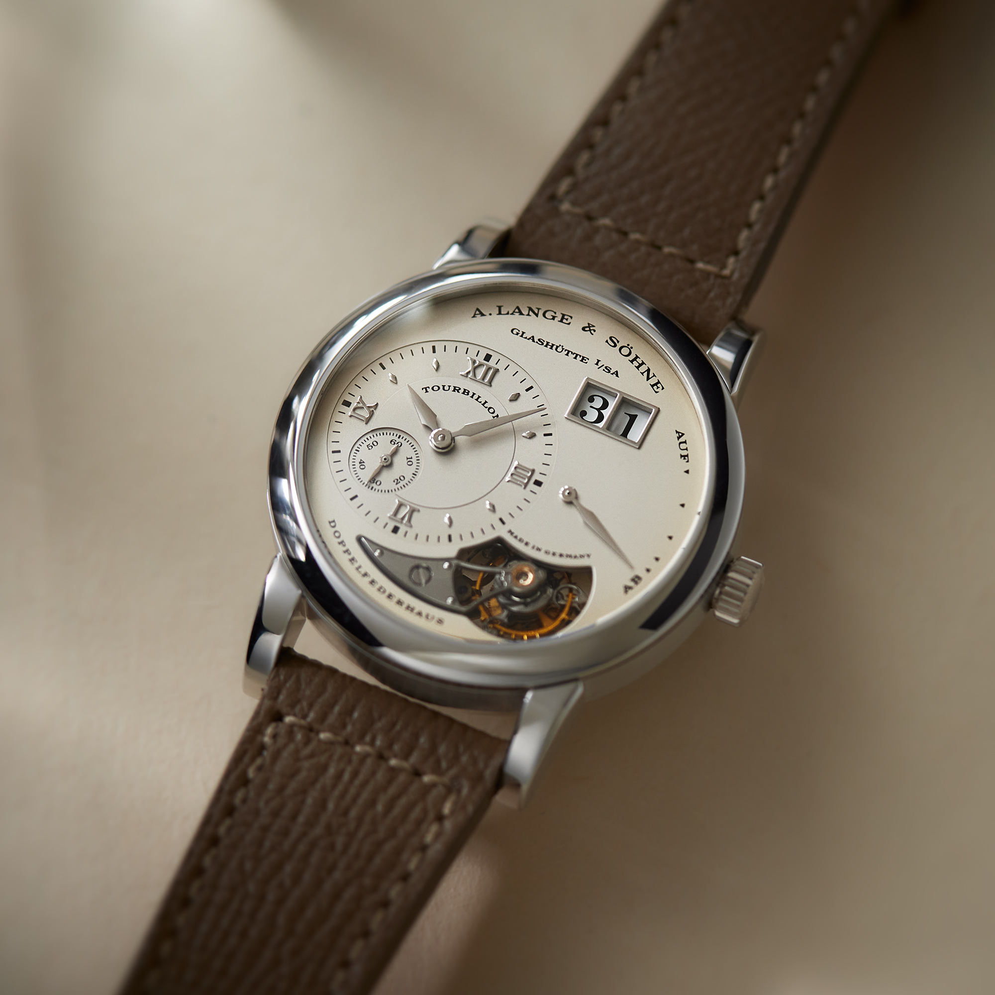 Lange 1 Tourbillon Platinum Silver Dial 38mm Product Image 10