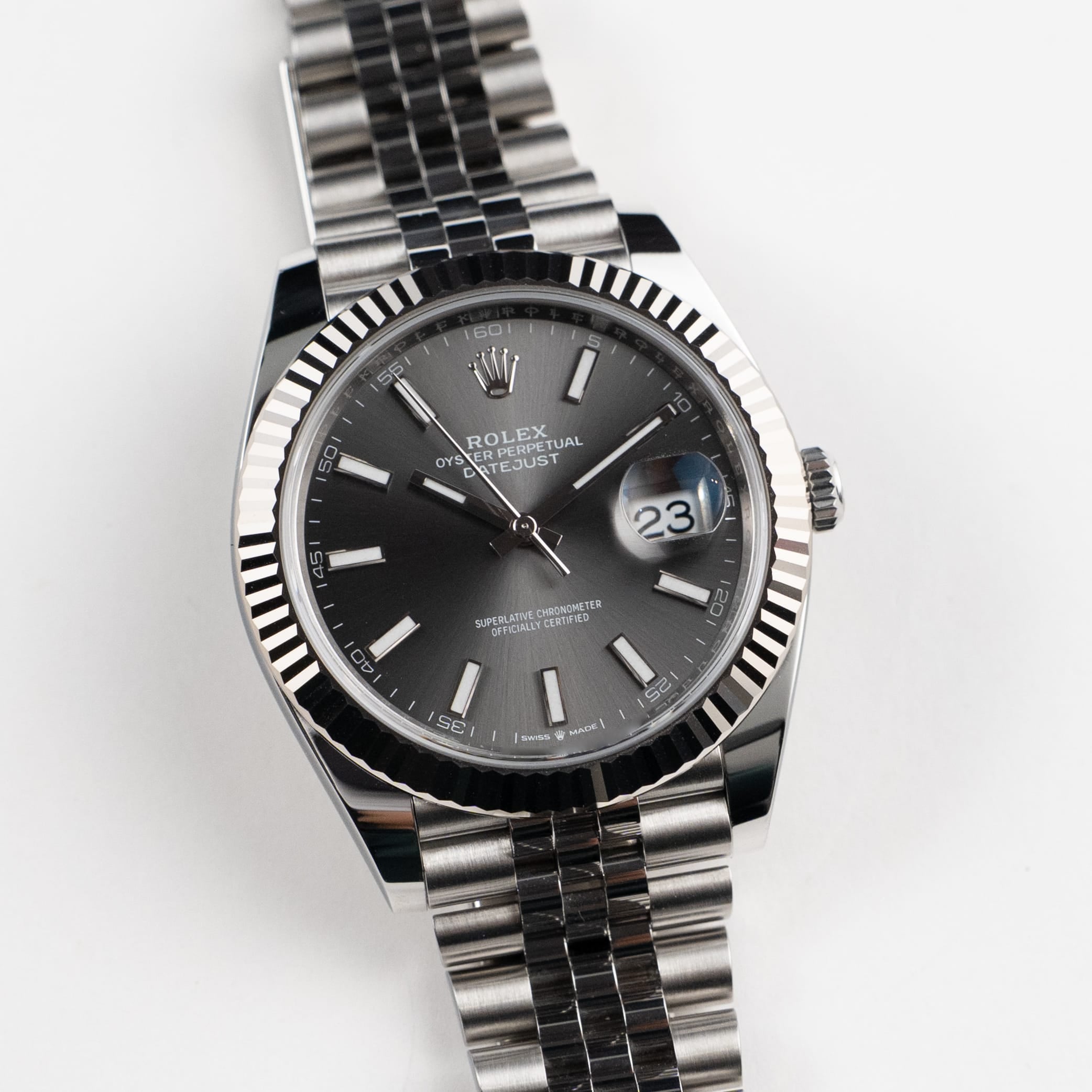 Datejust Steel Jubilee Grey Dial 41mm Product Image 1