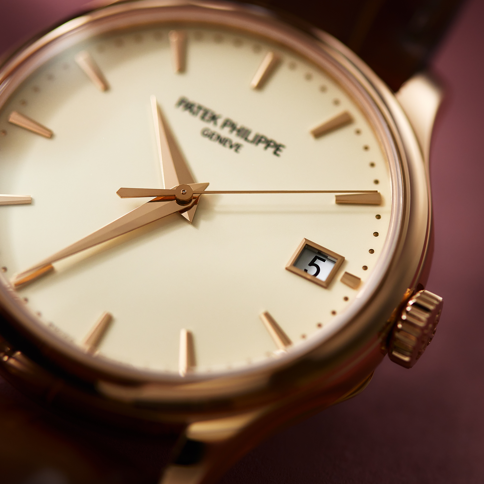 Calatrava Rose Gold Ivory Dial 39mm Product Image