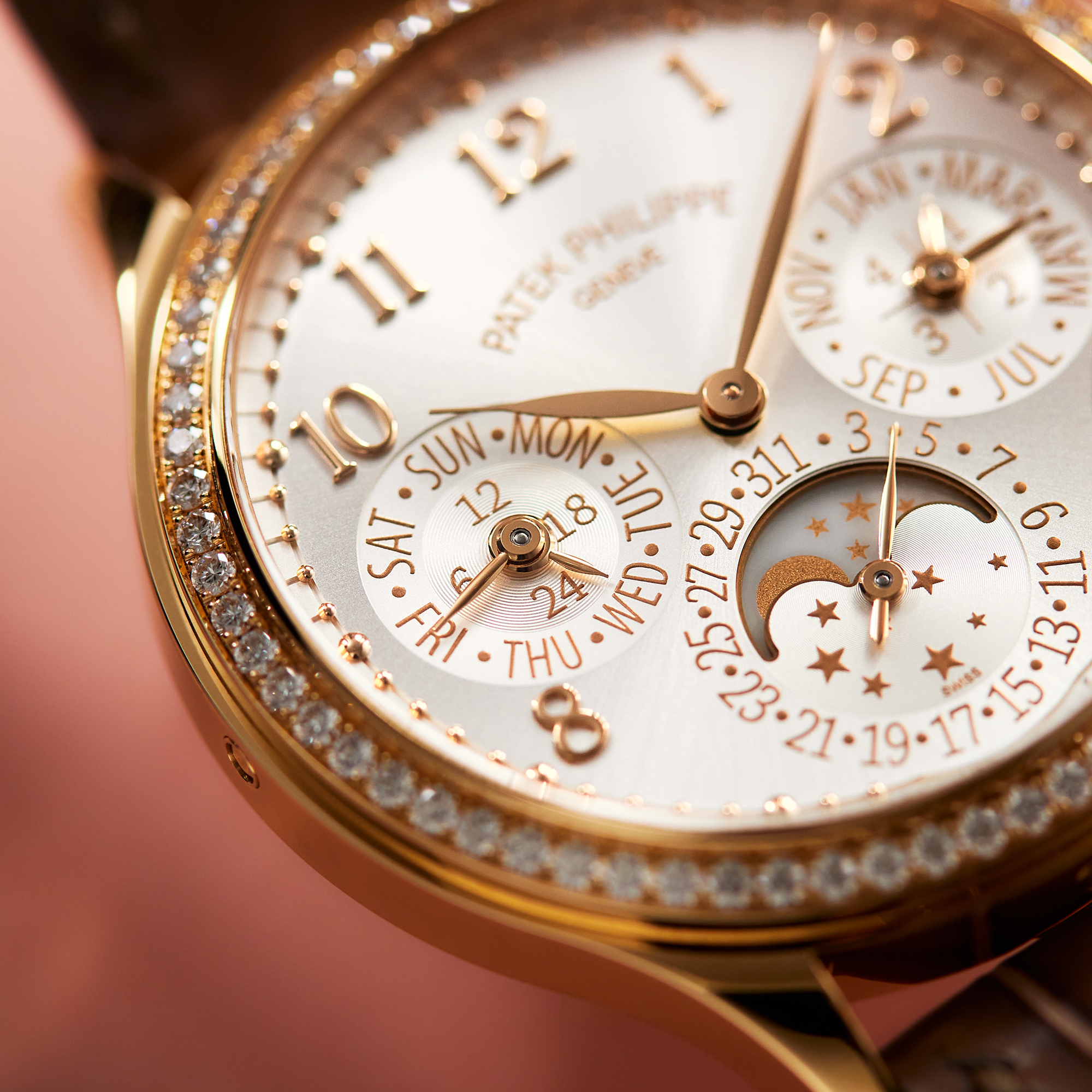 Perpetual Calendar Rose Gold Diamond White Dial 35mm Product Image 12