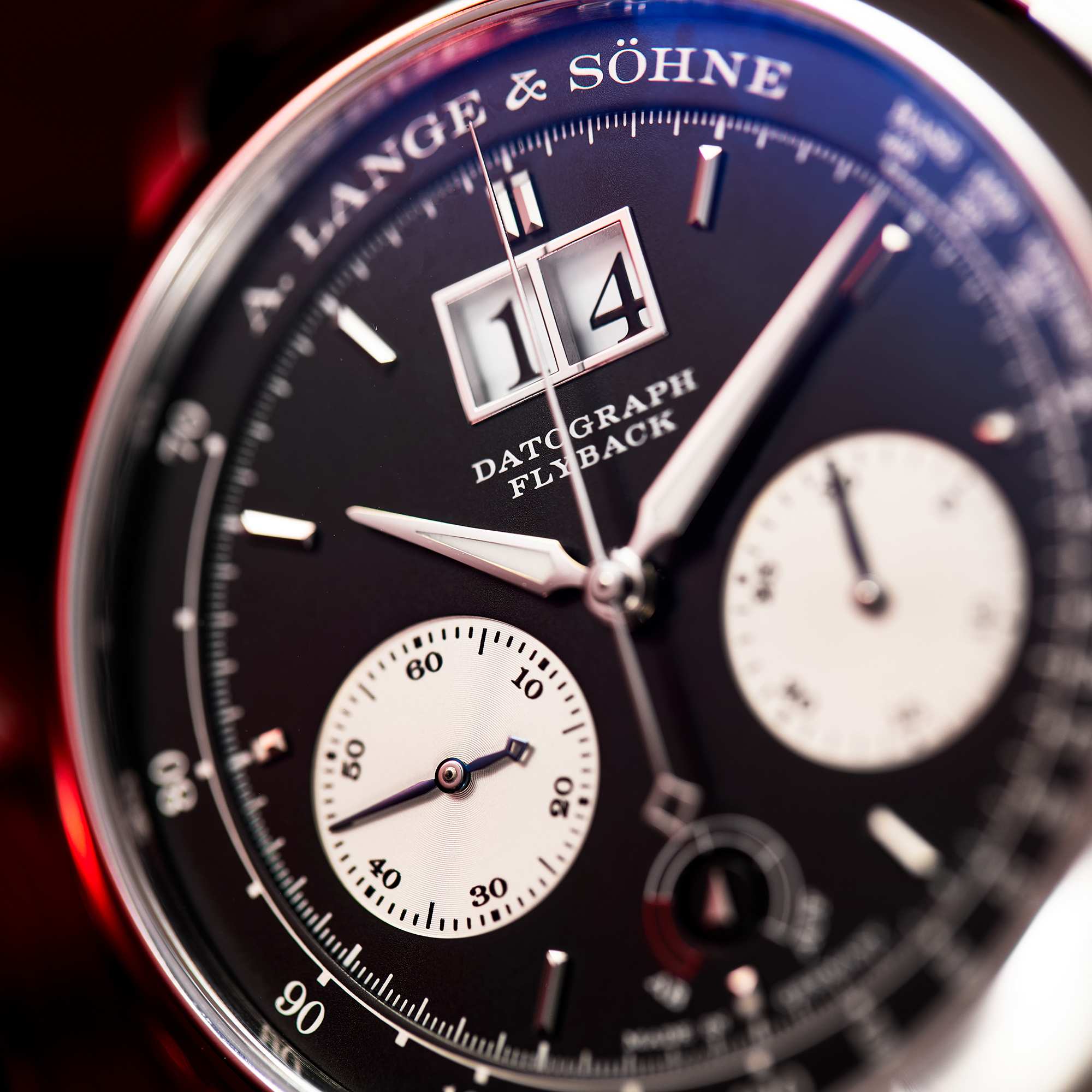 Saxonia Datograph Up/Down Platinum Black Dial 41mm Product Image 12