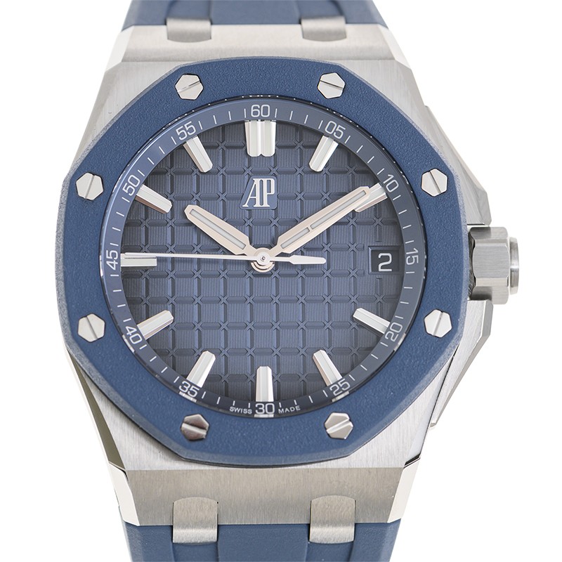 Audemars Piguet Royal Oak Offshore Titanium Blue Dial 43mm 15605SK