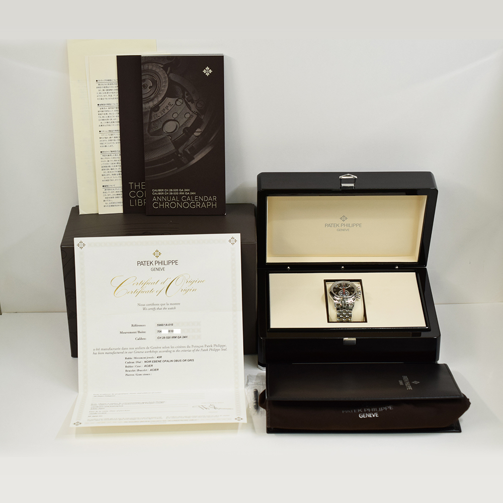 Complications Annual Calendar Chronograph Steel Black Dial 40mm Product Image 12