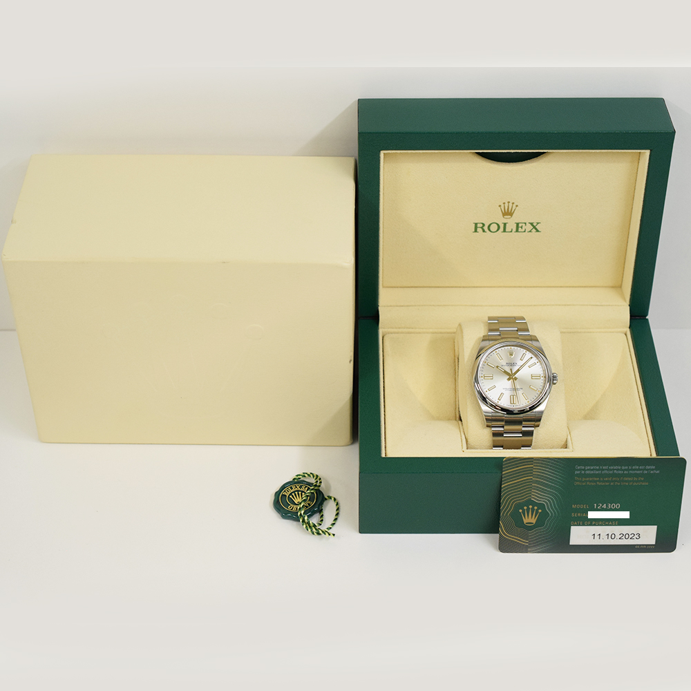 Oyster Perpetual Steel Silver Dial 41mm Product Image 10