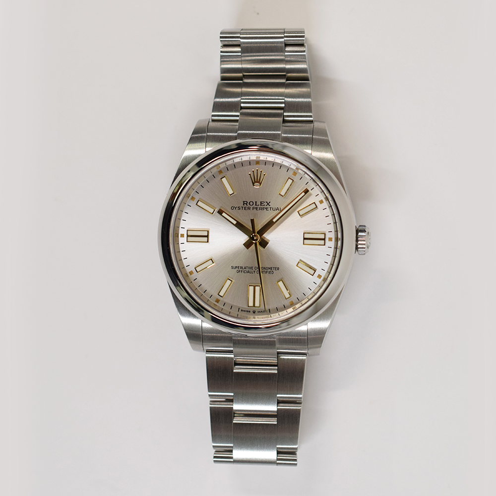 Oyster Perpetual Steel Silver Dial 41mm Product Image 1