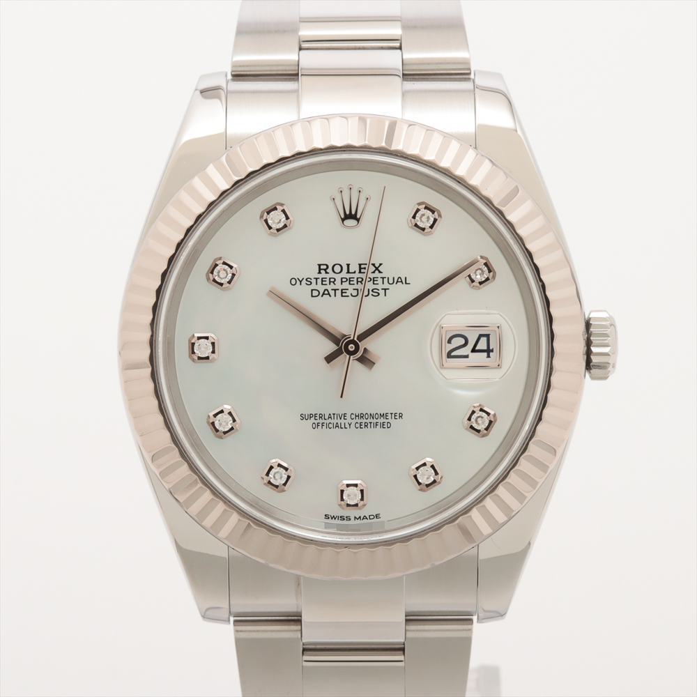 Datejust Steel Mother of Pearl Dial 41mm Product Image 1