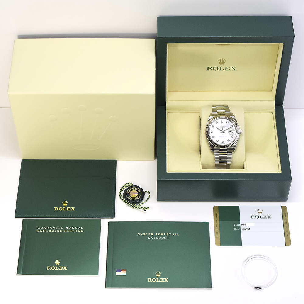 Datejust Steel Mother of Pearl Dial 41mm Product Image 9