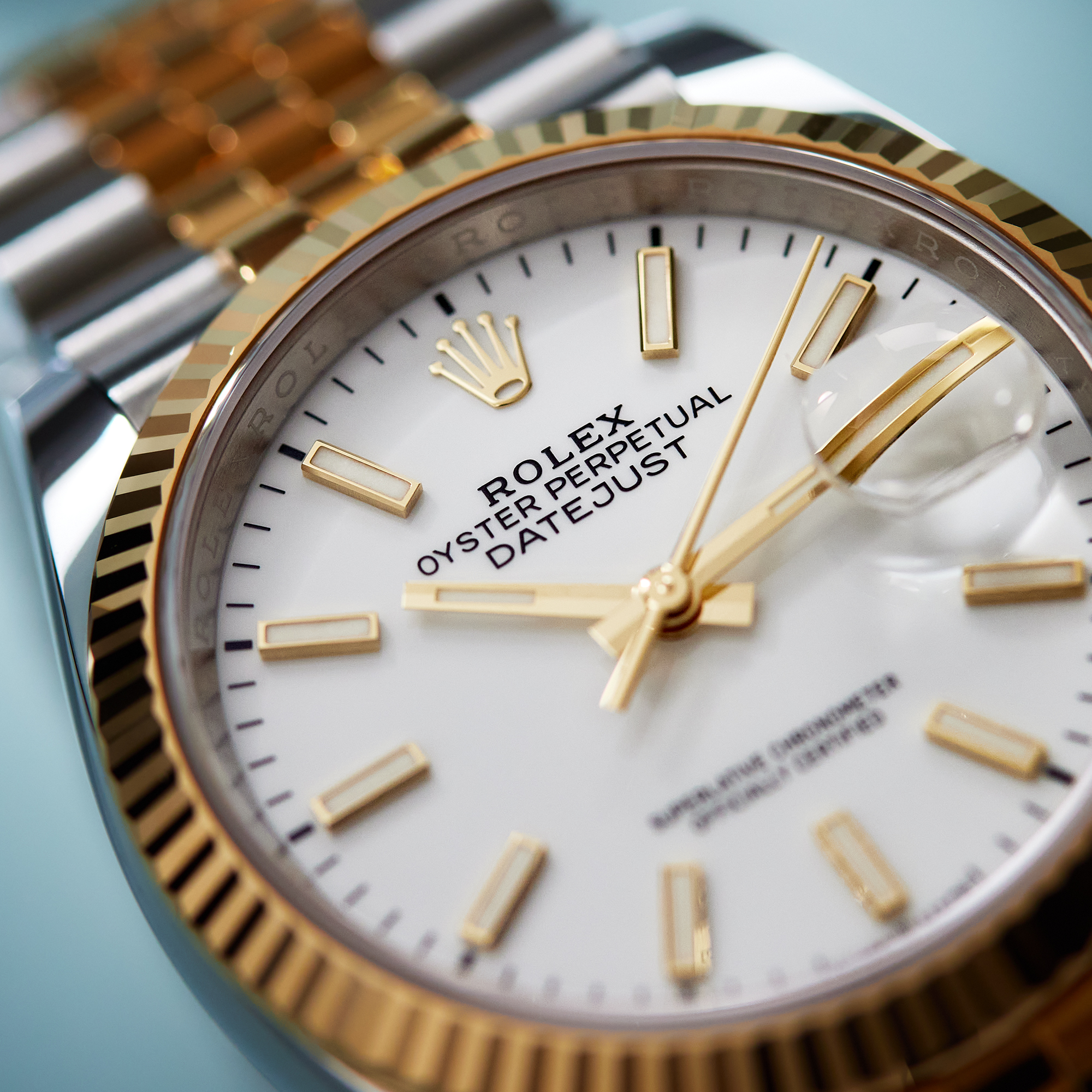 Datejust Yellow Gold & Steel Jubilee White Dial 36mm Product Image