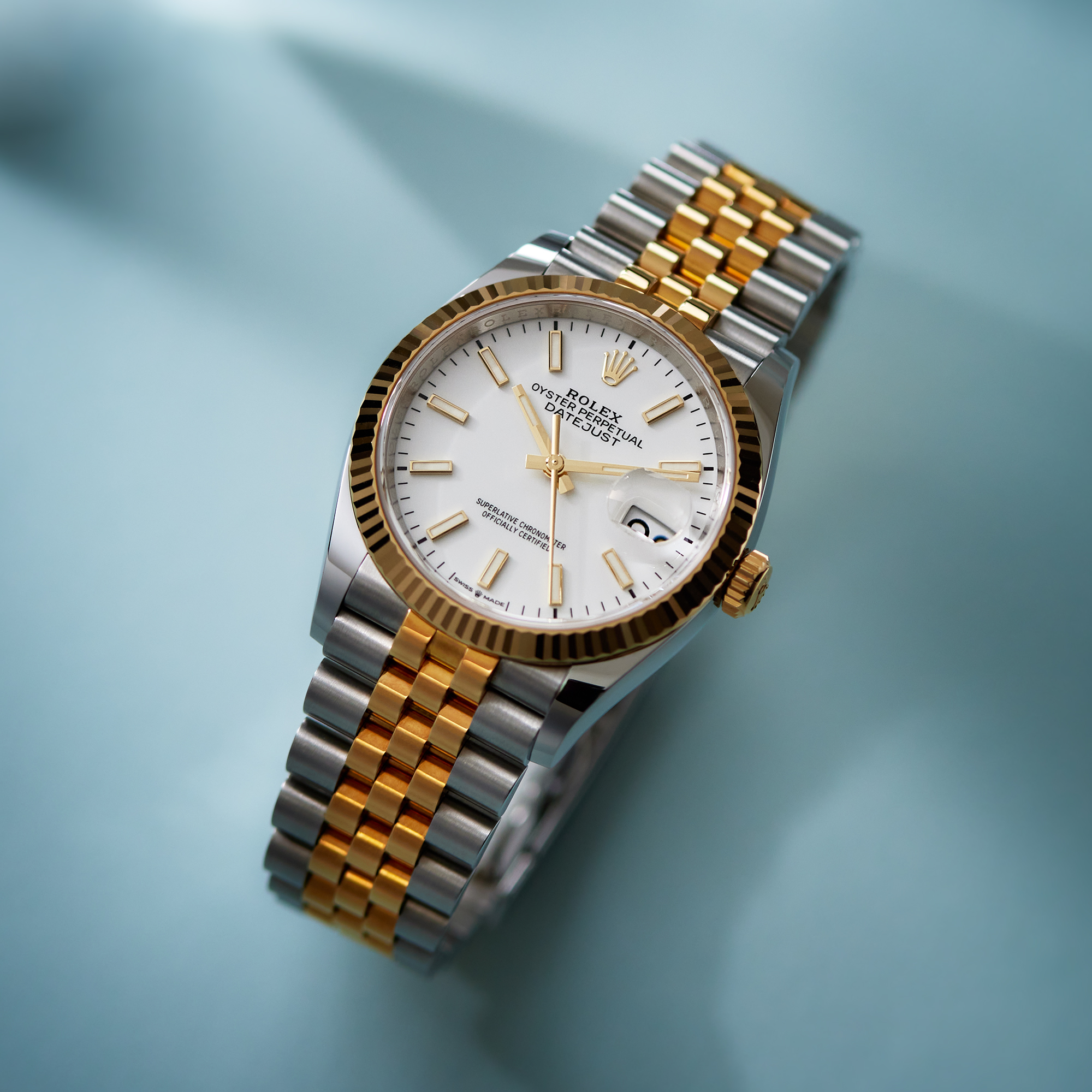 Datejust Yellow Gold & Steel Jubilee White Dial 36mm Product Image