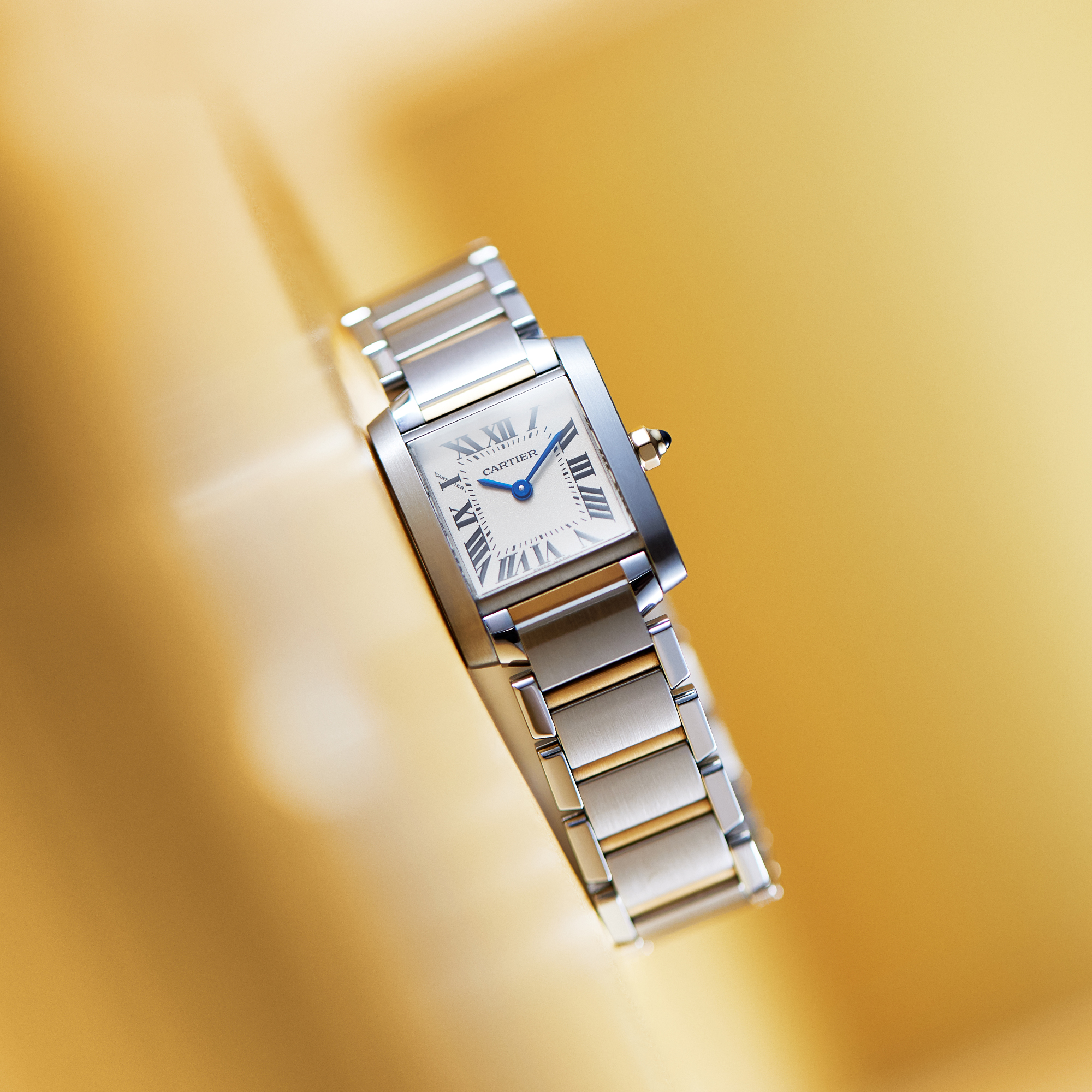 Tank Française Yellow Gold & Steel White Dial 20mm Product Image