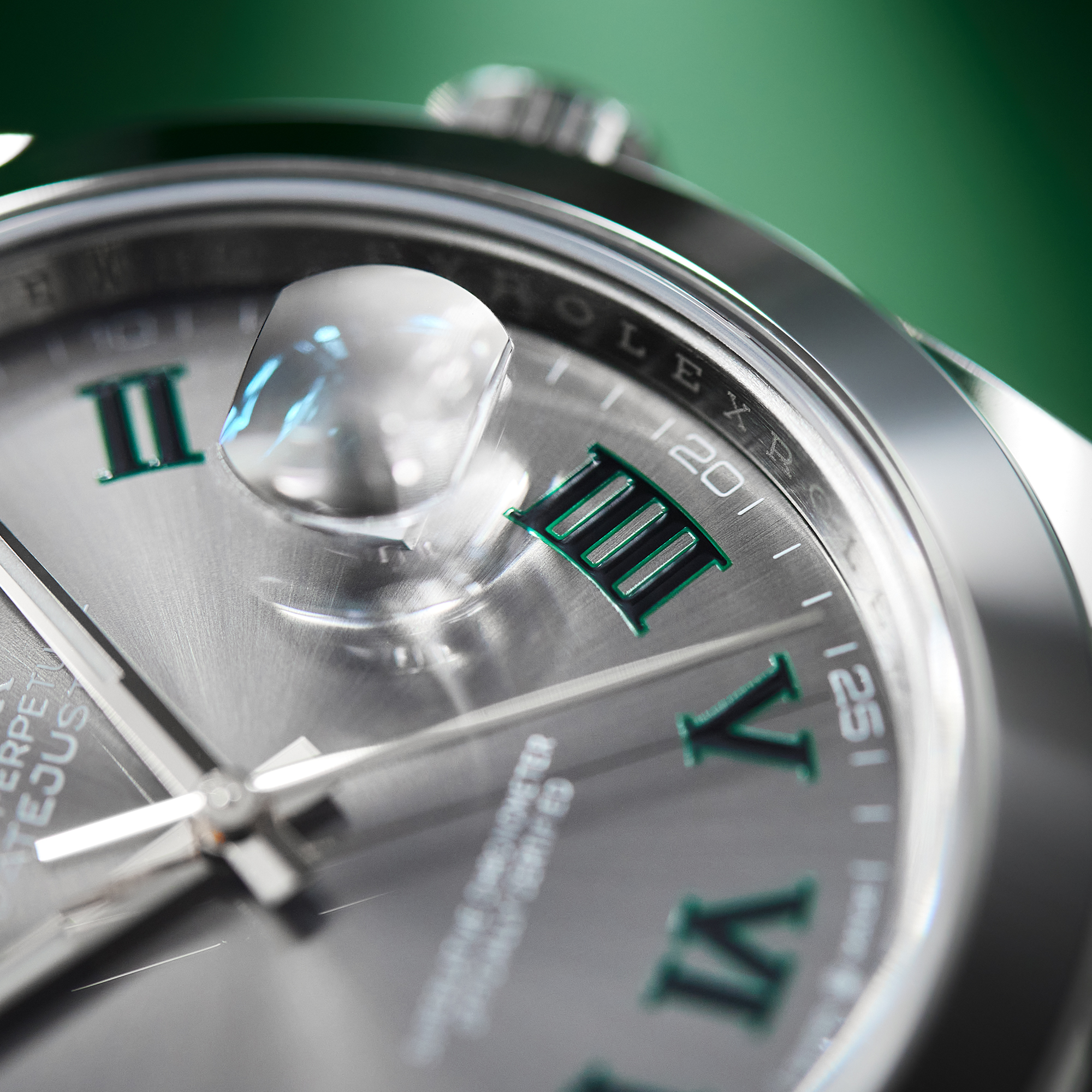 Datejust "Wimbledon" Steel Jubilee Grey Dial 41mm Product Image