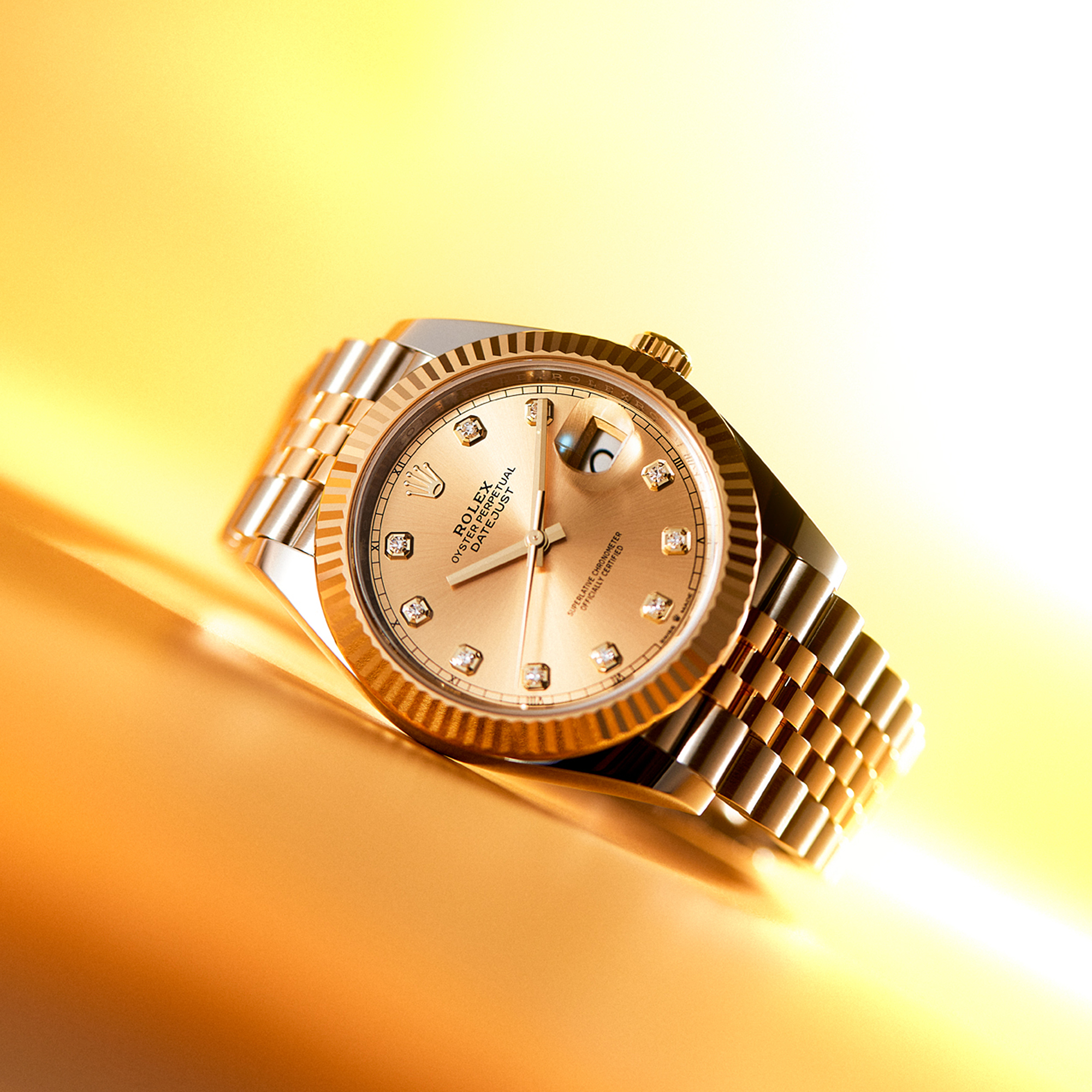 Datejust Yellow Gold & Steel Jubilee Champagne Dial 41mm Product Image 11