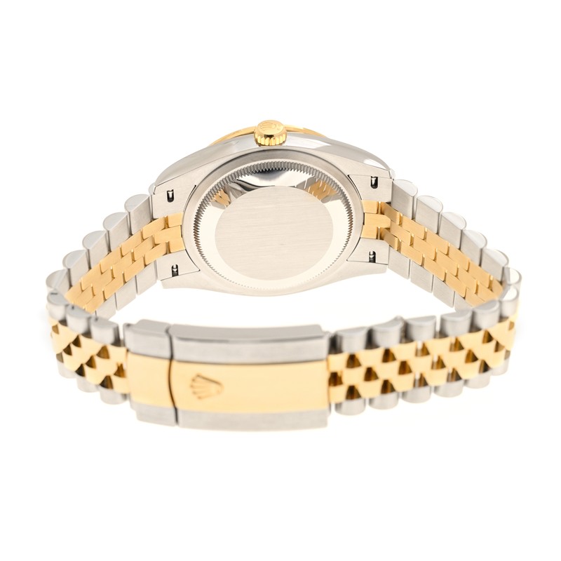 Datejust Yellow Gold & Steel Diamond Jubilee Green Dial 36mm Product Image 4