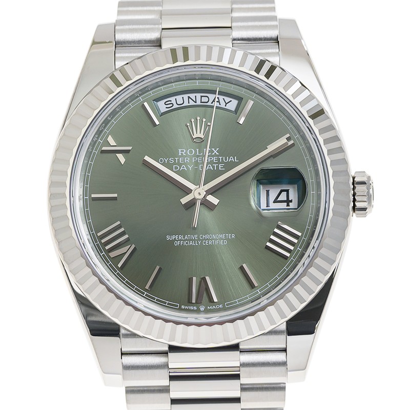 Day-Date White Gold Green Dial 40mm Product Image 3