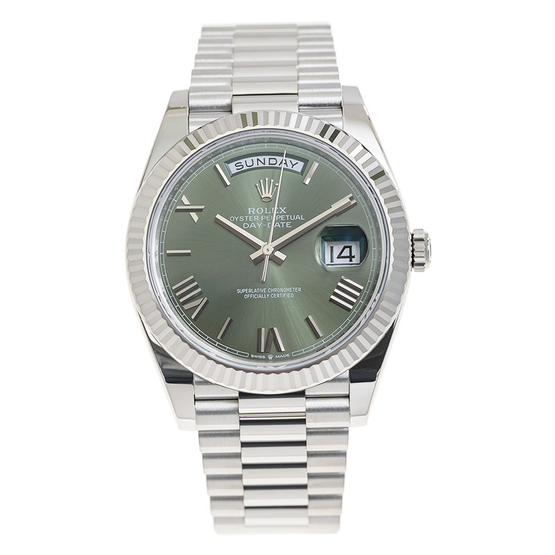 Day-Date White Gold Green Dial 40mm Product Image 1