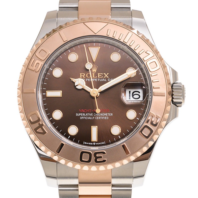 Yacht-Master Rose Gold & Steel Brown Dial 37mm Product Image 3