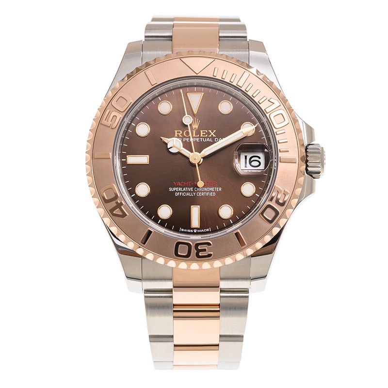 Yacht-Master Rose Gold & Steel Brown Dial 37mm Product Image 1