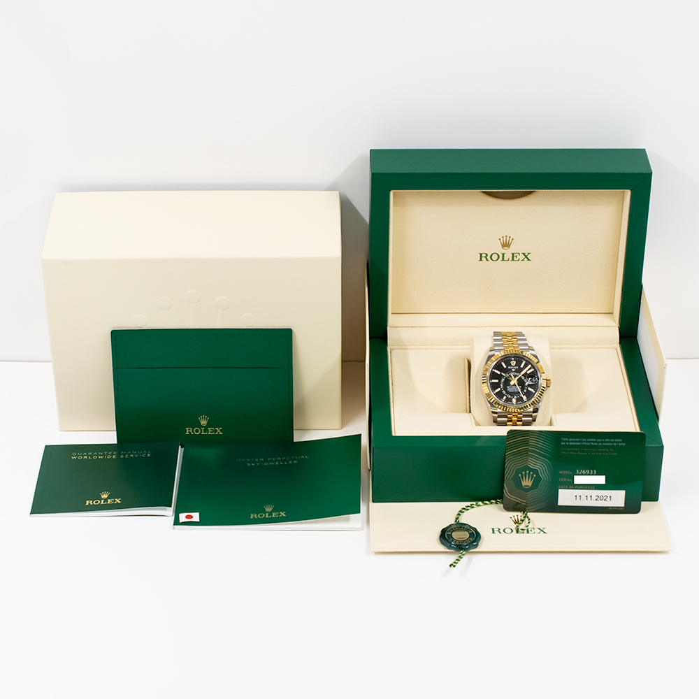 Sky-Dweller Yellow Gold & Steel Black Dial 42mm Product Image 10